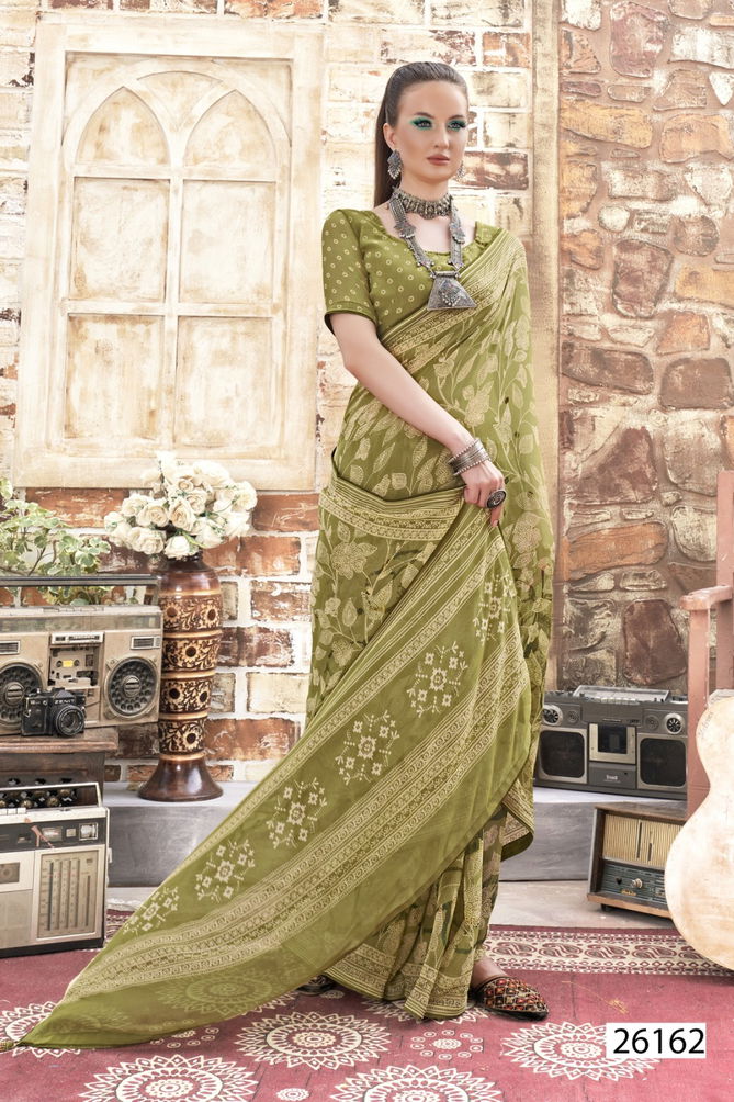 Aarini Vol 2 By Vallabhi Georgette Printed Sarees Wholesale Price In Surat